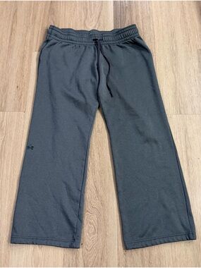 Under Armour Pants Men’s Gray Storm Fleece Sweatpants Wide Leg size Medium 32x27